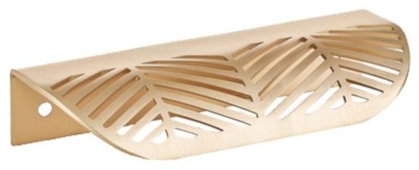 Uchwyt meblowy Jodełka 96 mm złoty