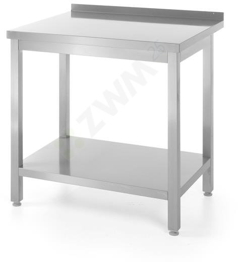 Hendi Stół roboczy przyścienny z półką - skręcany, o wym. 1200x600x850 mm 811474