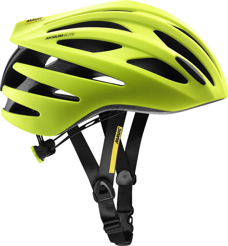 MAVIC Aksium Elite Kask rowerowy Mężczyźni, safety yellow/black L 57-61cm 2020 Kaski szosowe