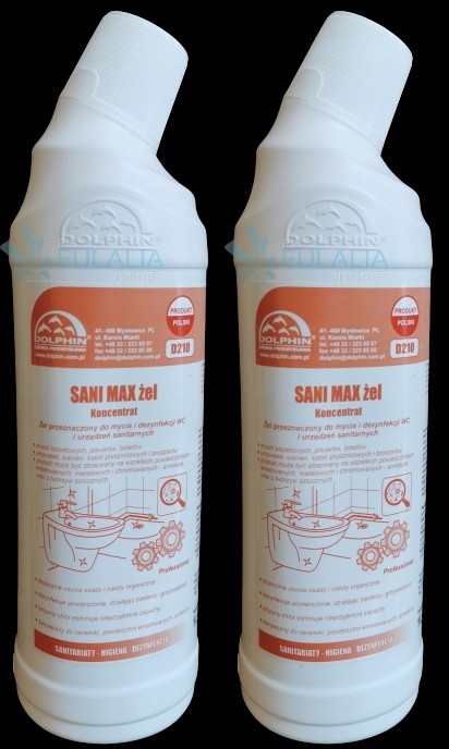 Sani Max Żel Silny Do Toalet Wc 2 X 1L