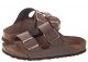 Birkenstock Klapki Arizona BF Nubuk Mocca 151183 (BK19-a) para 36:2|37:2|38:2|39:2|40:2|41:2|