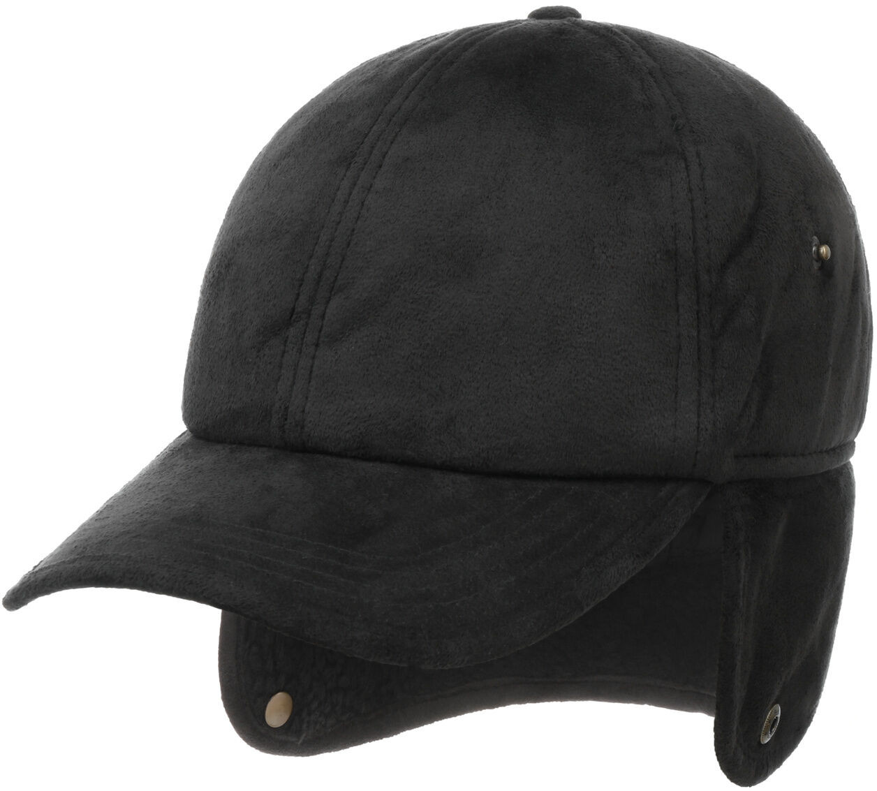 Basecap mit Ohren, czarny, L (58-59 cm)