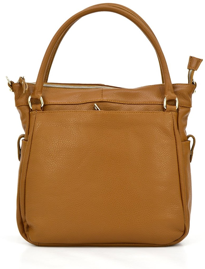 Vera Pelle Torebka skórzana vp983 camel