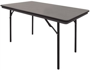 Bolero Stół składany | czarny | różne wymiary | 1200-1800mm GC594