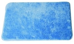 MSV 140189 dywanik łazienkowy akryl + lateksu jasnoniebieski 80 x 50 x 0,1 cm 140189