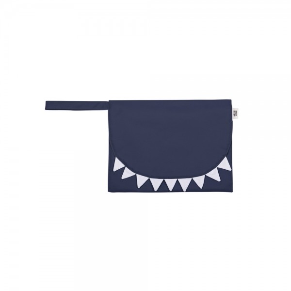 Baby Bites baby bites - przewijak podróżny - shark navy blue