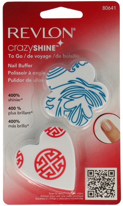 Revlon Crazy Shine Nail Buffer Komplet 2 Polerek Do Paznokci 80641