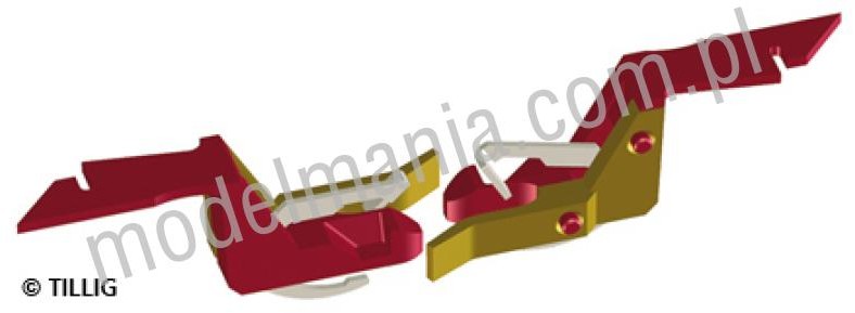 Tillig Sprzęg standard do taboru BTTB / 10szt. 08847