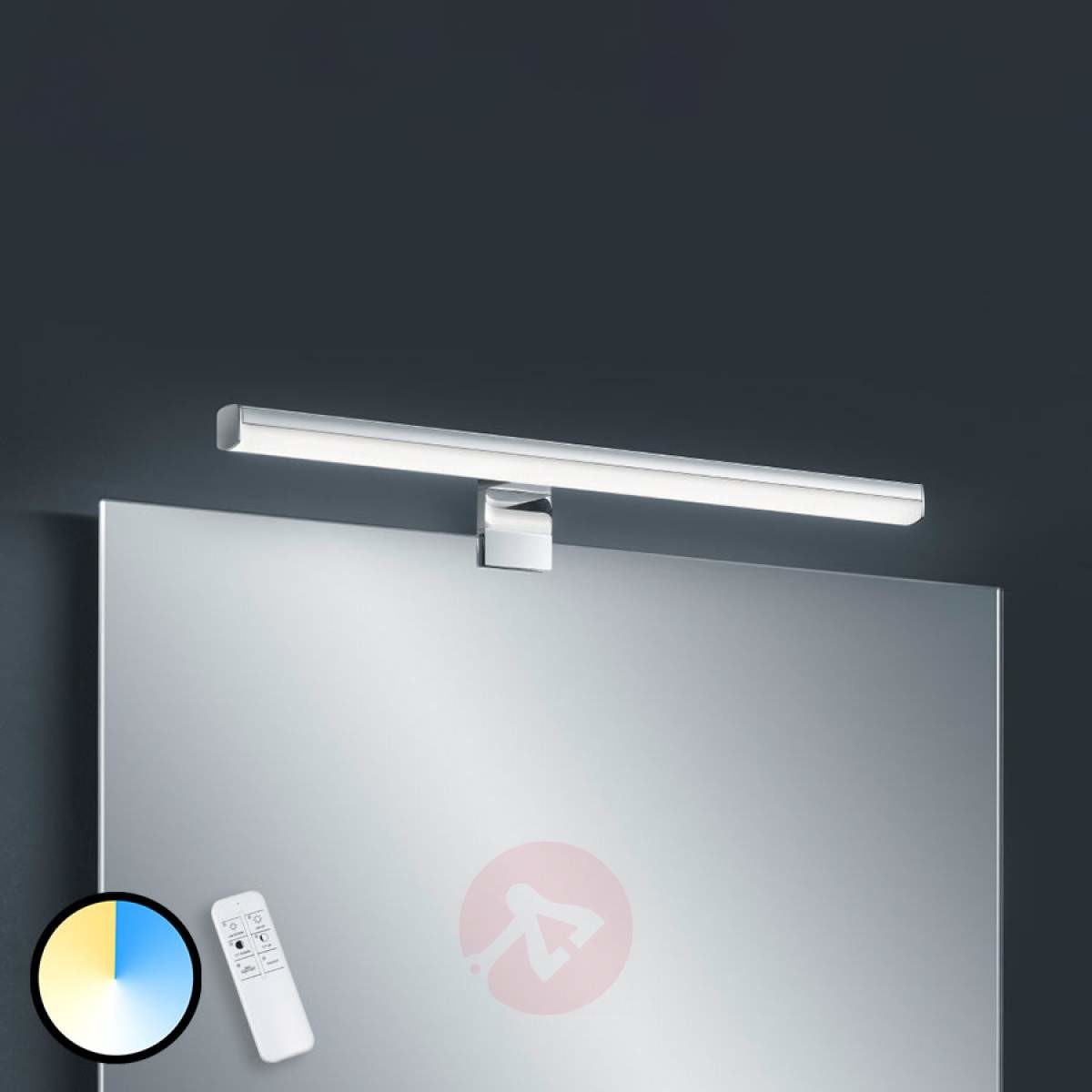 Kinkiet LED Gaia 49 cm, z pilotem