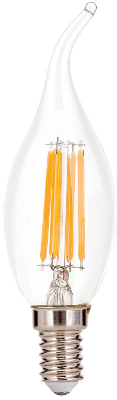 ORION Żarówka świeca LED E14 4,5W filament 827 powiew