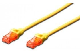 ASSMANN Digitus DK-1617  020/i 2 m Cat6 U/UTP (UTP) Żółty  przewód sieciowy (2 m, Cat6 U/UTP (UTP), RJ-45, RJ-45, męski/męski,) DK-1617-020/Y