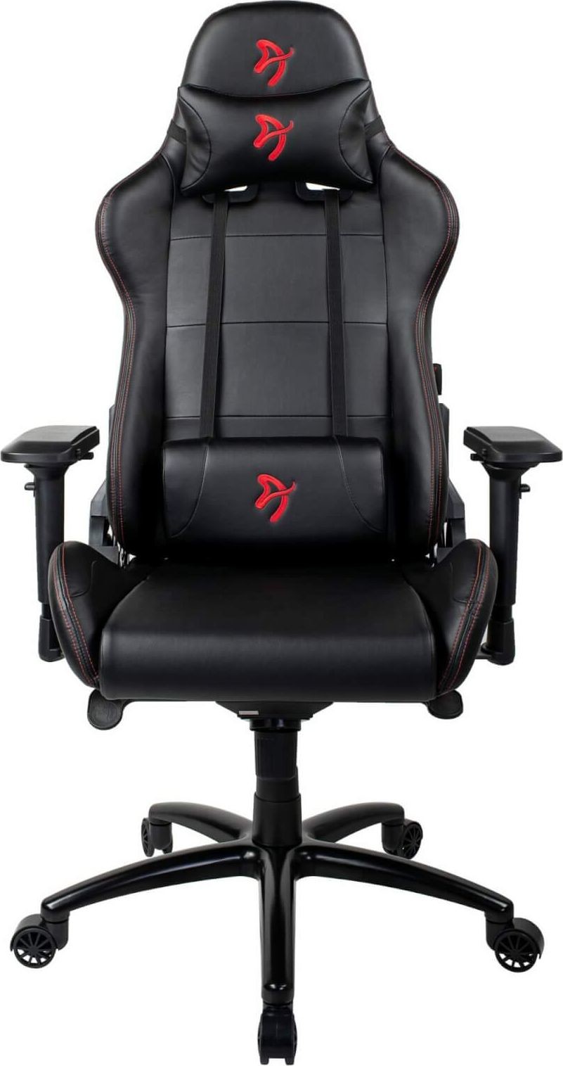 Arozzi Fotel dla graczy Verona Signature PU Czarny Czerwone Logo