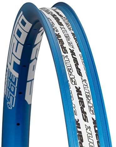 Spank Oozy Trail-395 Bite 395 AL 32H RIM felg 27,5 cala Shot PEEN koralików, niebieski RIM2033