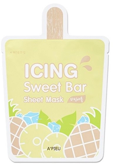 A'Pieu A'PIEU Icing Sweet Bar Sheet Mask wygładzająco-nawadniająca maska Pineapple 21g 72185-uniw