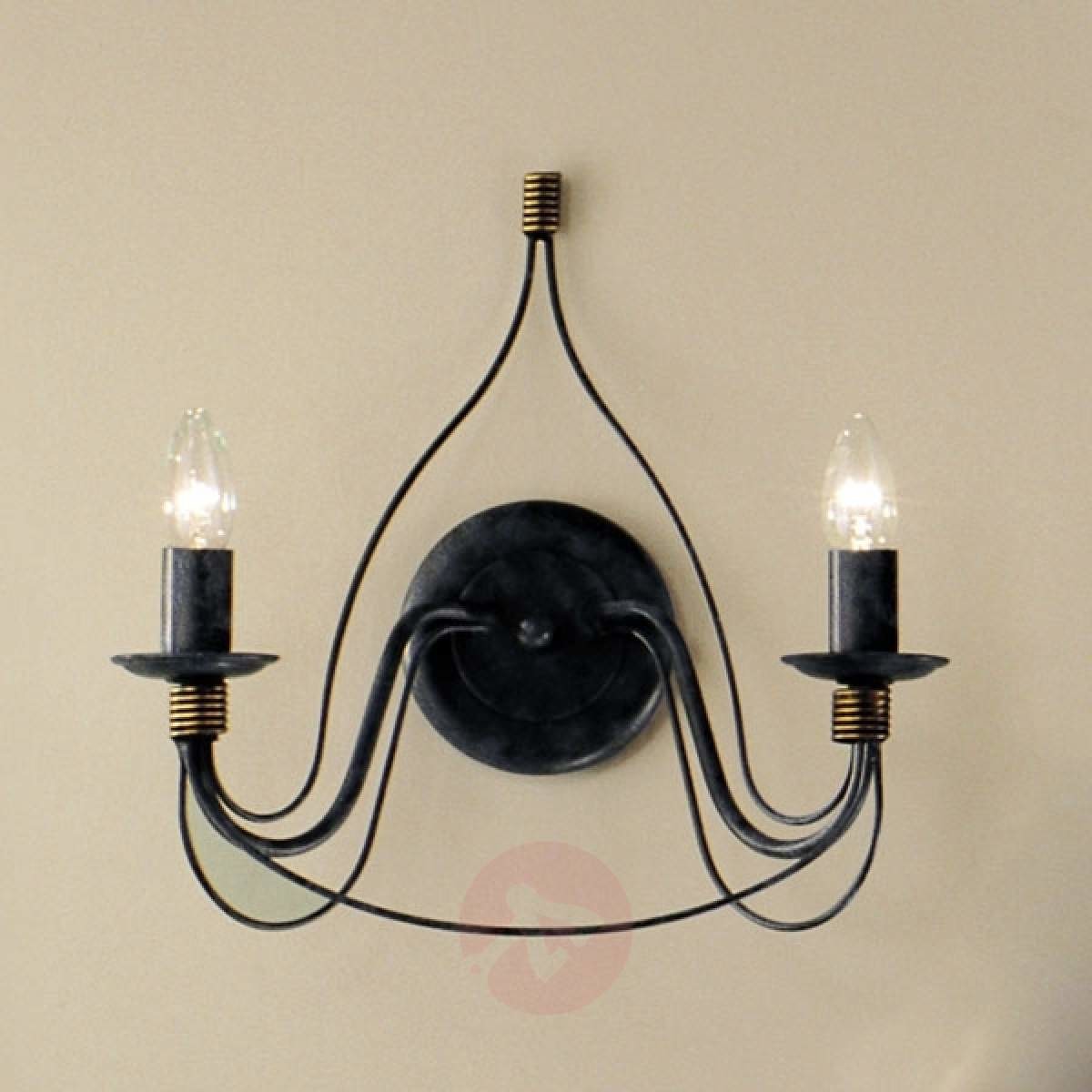 Kögl Lampa ścienna FILO, 2-punktowa, niebiesko-czarna