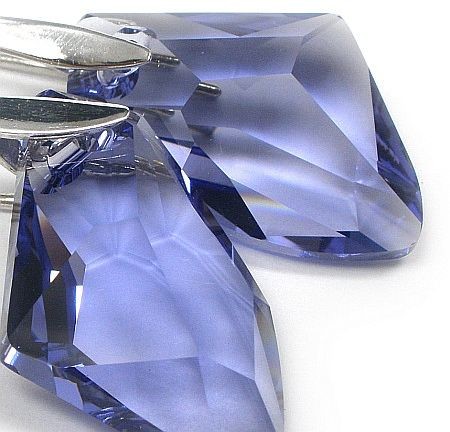 Swarovski Arande kolczyki SREBRO TANZANIT CERTYFIKAT 1099491751