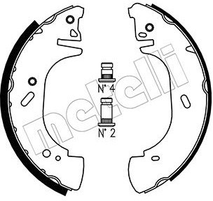 METELLI Szczki hamulcowe - komplet 53-0313