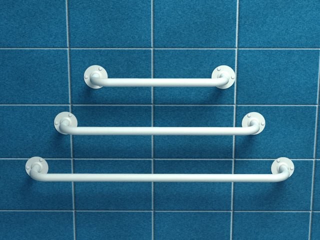 Makoinstal Poręcz prosta z atestem 50 cm fi 25 mm emaliowana biała UP5
