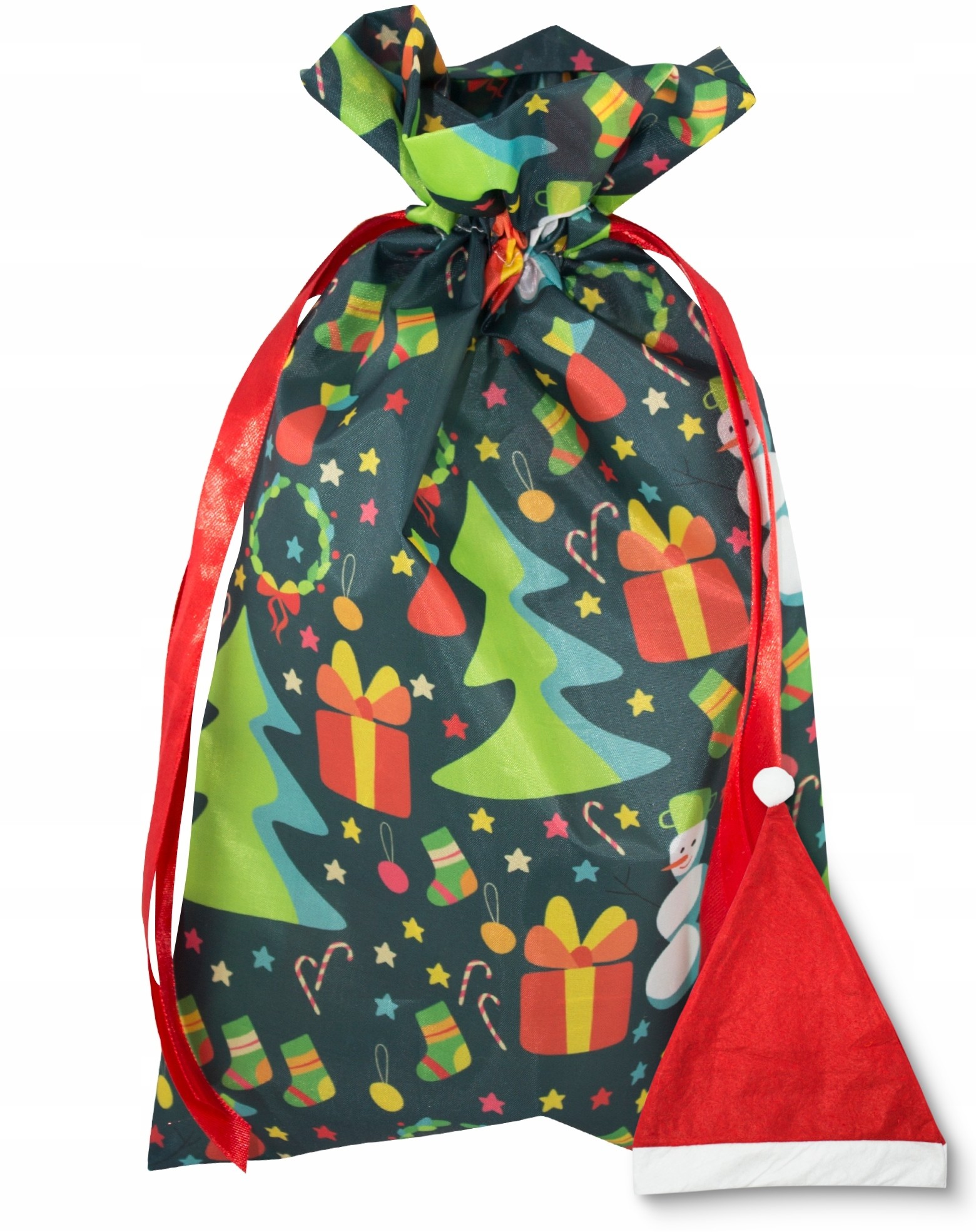 Worek na prezenty świąteczne 25x30
