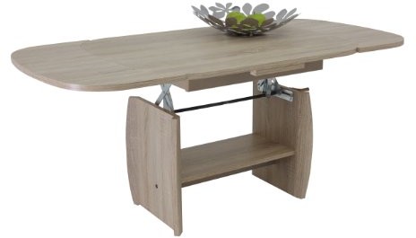 Apollo Michael III stolik kawowy, imitacja buku, rozsuwany, regulacja wysokości 223647