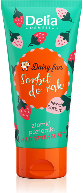 Delia Dairy Fun sorbet do rąk Ziomki poziomki 50ml 65503-uniw