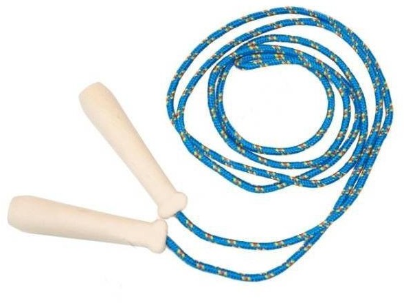 AKS Skakanka sznurkowa dziecięca niebieska - 2 m - 1 szt. AKS6172