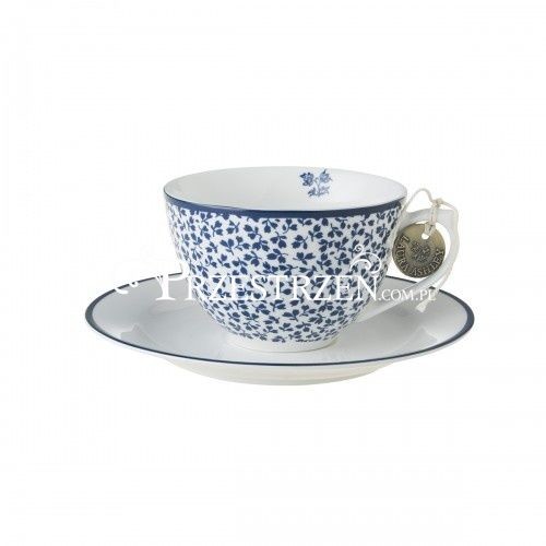 Laura ashley PORCELANOWA FILIŻANKA CAPPUCCINO Laura Ashley BLUEPRINTS Floris W178676
