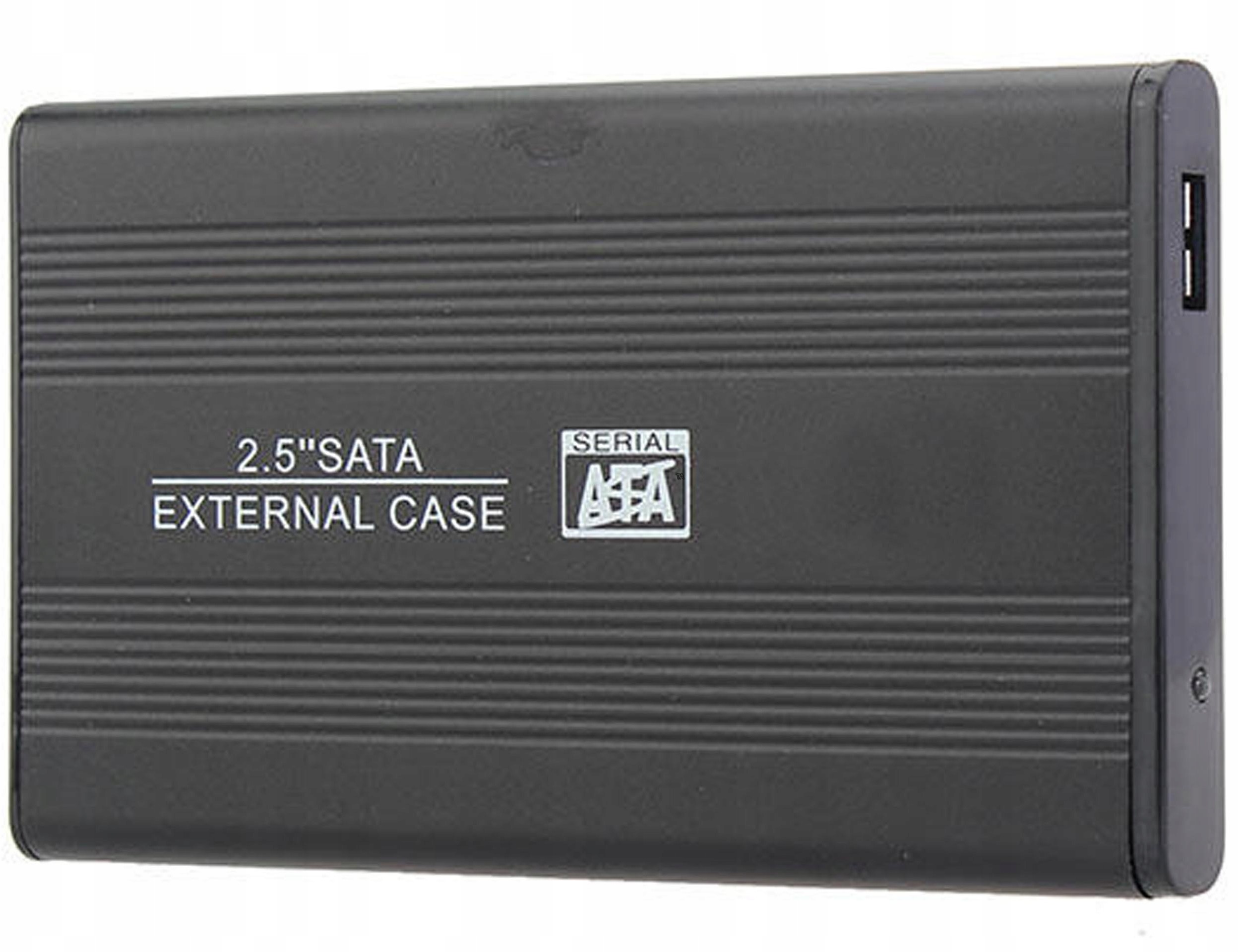 Obudowa Dysku Hdd 2,5 Alu Usb 2.0 Sata Etui Kabel