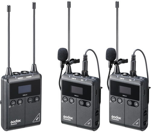 Godox Zestaw bezprzewodowy audio Godox WMicS1 Kit2