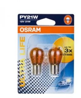 Osram Osram Żarówka Ultra Life 7507ULT PY21W BAU15s 4052899419520