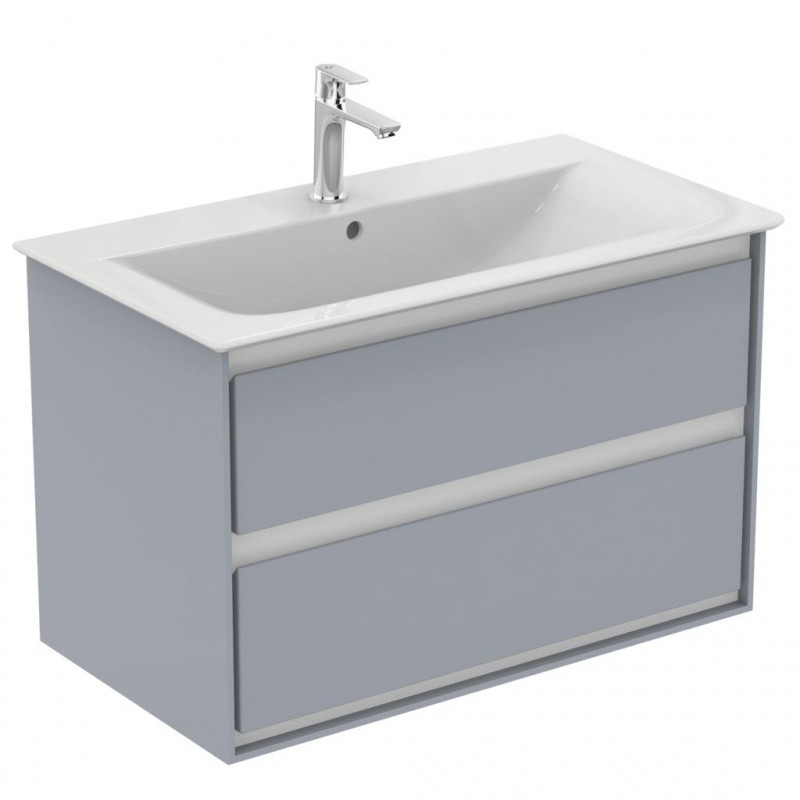 Ideal Standard Connect Air Szafka pod umywalkę 80x51,7x44 cm jasnoszara/biała mat E0819EQ