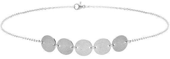 Manoki Choker z medalikami stal szlachetna -