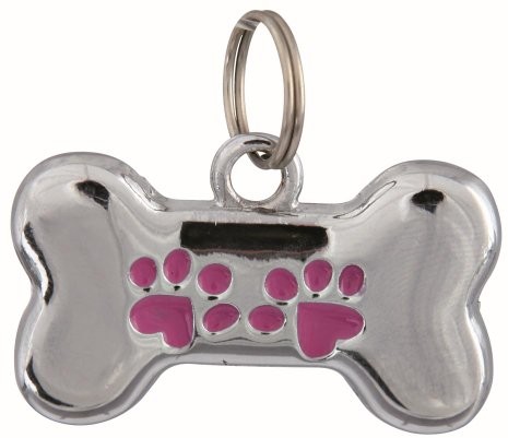 Trixie Biżuteria adresu dla psów w kolorze kości kształt z tyłu można pisać wisiorek 4011905227627