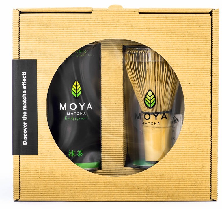 MOYA Moya Matcha & Chasen - Zestaw herbata + miotełka MOY.H.ZES.CHA
