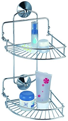 MSV 140322 serwerów prysznic narożny Super przyssawka Metal/chrom PCV 20 x 20 x 35 cm 140322