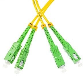 APC Opto Patchcord Opto SC SC SM duplex 5m G657A2