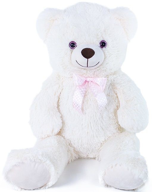 Rappa Miś Lilia 78 cm kremowo biały