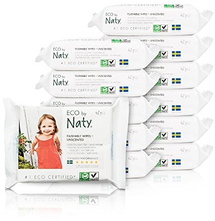 Naty by Nature Babycare ekologiczne chusteczki nawilżające 245074