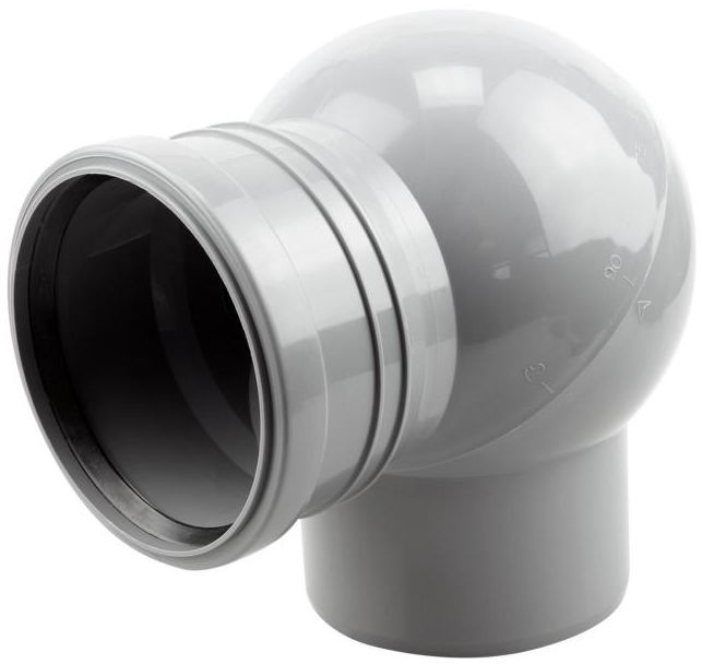GIRPI Kolano nastawne DN 50 mm szare GIRPI