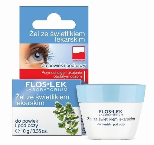 Flos-Lek Żel ze świetlikiem lekarskim do powiek i pod oczy 10g 61763-uniw