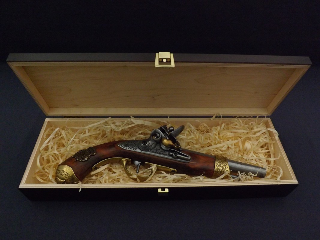Denix SA REPLIKA NAPOLEOŃSKI PISTOLET W PUDEŁKU MODEL 1063+P02 1063+P02