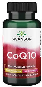 SWANSON CoQ10 120mg [ 100caps ] - Koenzym Q10 Coenzyme Antyoksydant