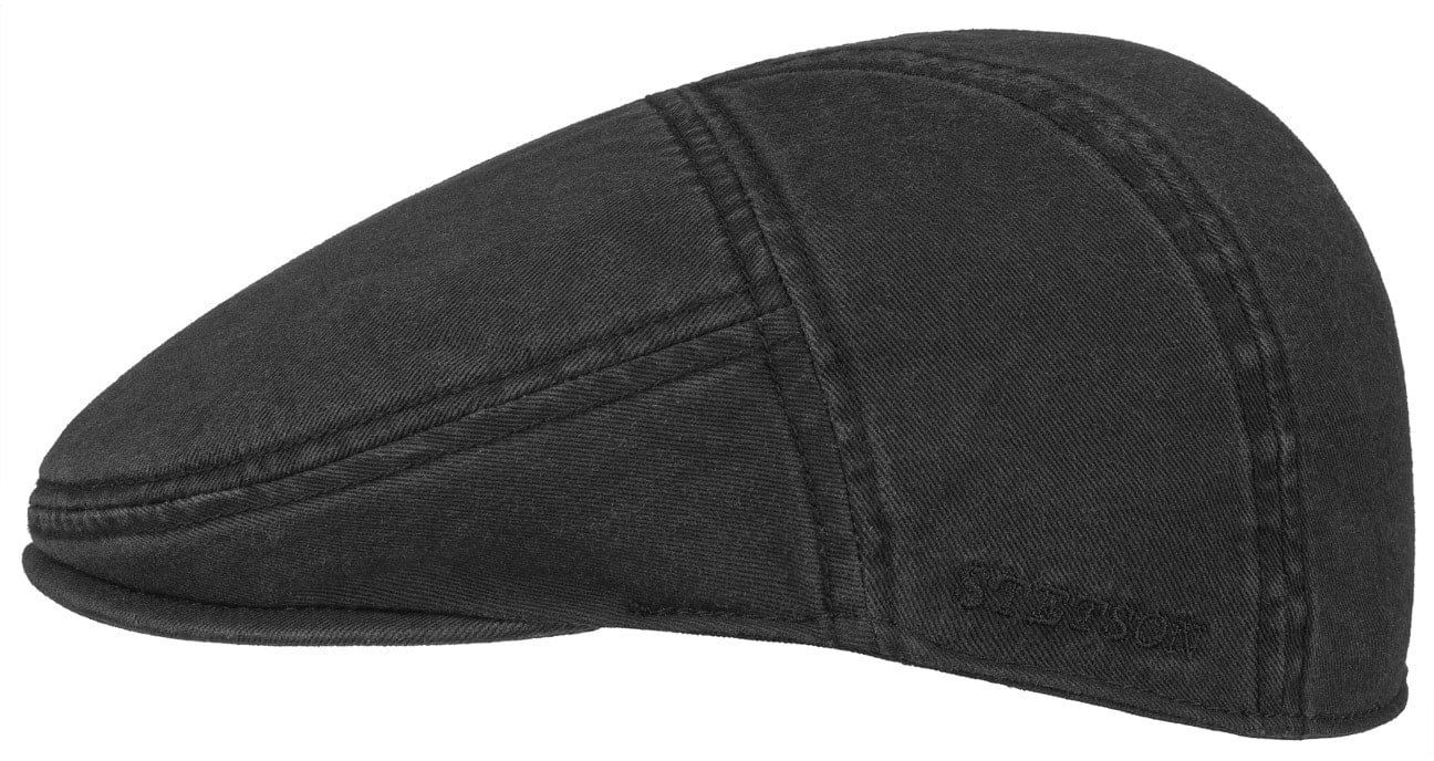 Płaski Kaszkiet Paradise Cotton by Stetson, czarny, XL (60-61 cm)
