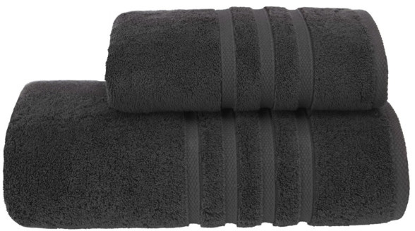 Soft Cotton Ręcznik kąpielowy BOHEME 85x150 cm Czarny Antracyt 8242
