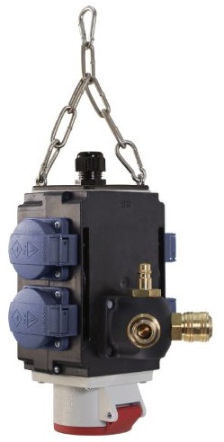 Bachmann 349.303 energii kostki 4 X Schuko 1 X CEE