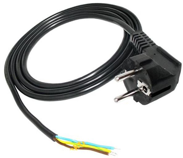 Kabel zasilający z wtyczką 2m 230V 3 x 0,75mm2