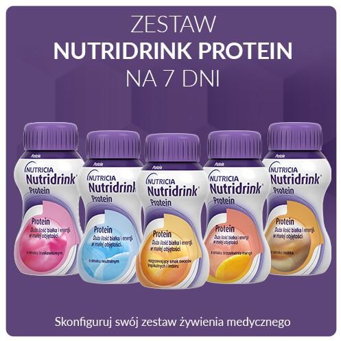 NUTRICIA ŻYWIENIE MEDYCZNE Zestaw Nutridrink Protein na 7 dni (16 butelek x 125ml)