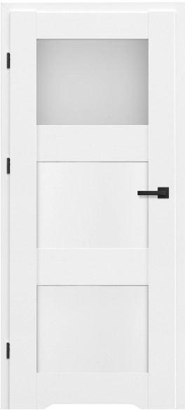 Drzwi z podcięciem Tre 80 lewe białe SBI003834
