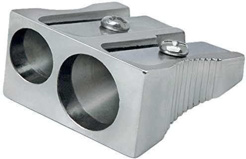 Rapesco Temperówka Podwójna Metalowa R14DCDM2