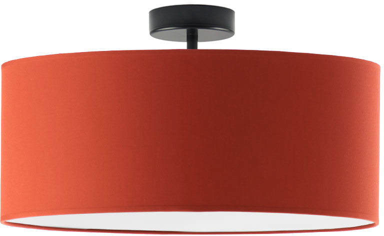 LYSNE Lampa sufitowa z abażurem WENECJA fi 50 cm kolor rdzawy 14527/21 kolor rdzawy